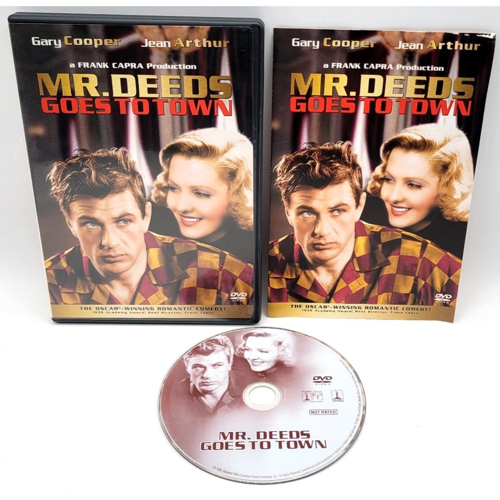 Mr.‎ Deeds Goes to Town (DVD, 1936) GARY COOPER